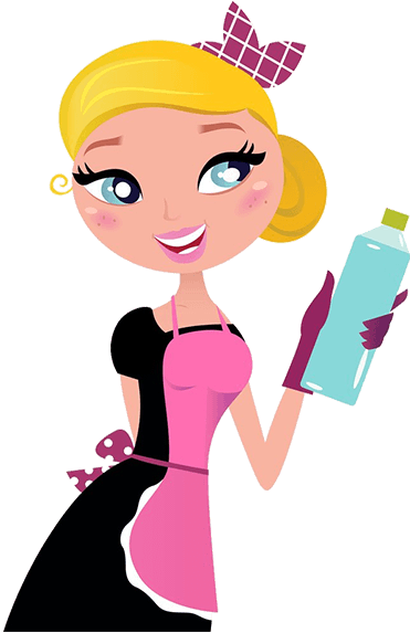 Cleaning Lady Png - Cleaning Lady Free Vector (371x573), Png Download