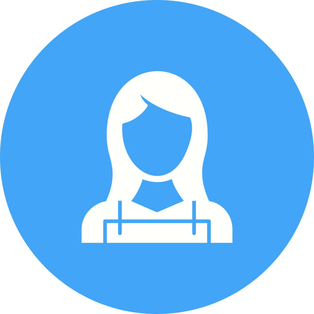 Cleaning Lady - Twitter Circle Logo Png (1000x1000), Png Download