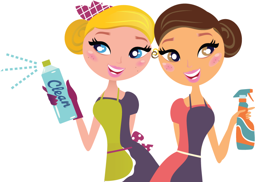 Maryville Cleaning Service - Maid Cartoon (962x781), Png Download