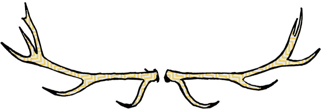 Divider Clipart Forum - Antler Divider (1399x489), Png Download
