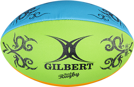 Gilbert Beach Rugby Ball - Blue (450x450), Png Download