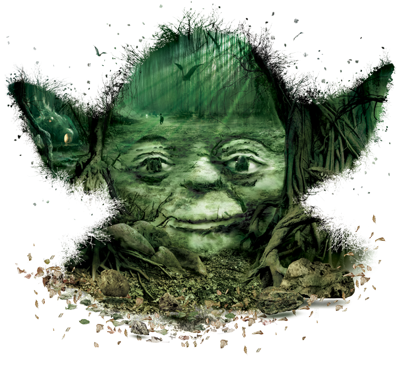 Yoda-trans - Star Wars Identities Poster (800x758), Png Download