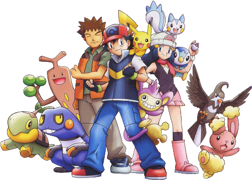 Originally, Yoda Conditions Might Have Been Introduced - Ash's Pokemon Diamond And Pearl (511x371), Png Download