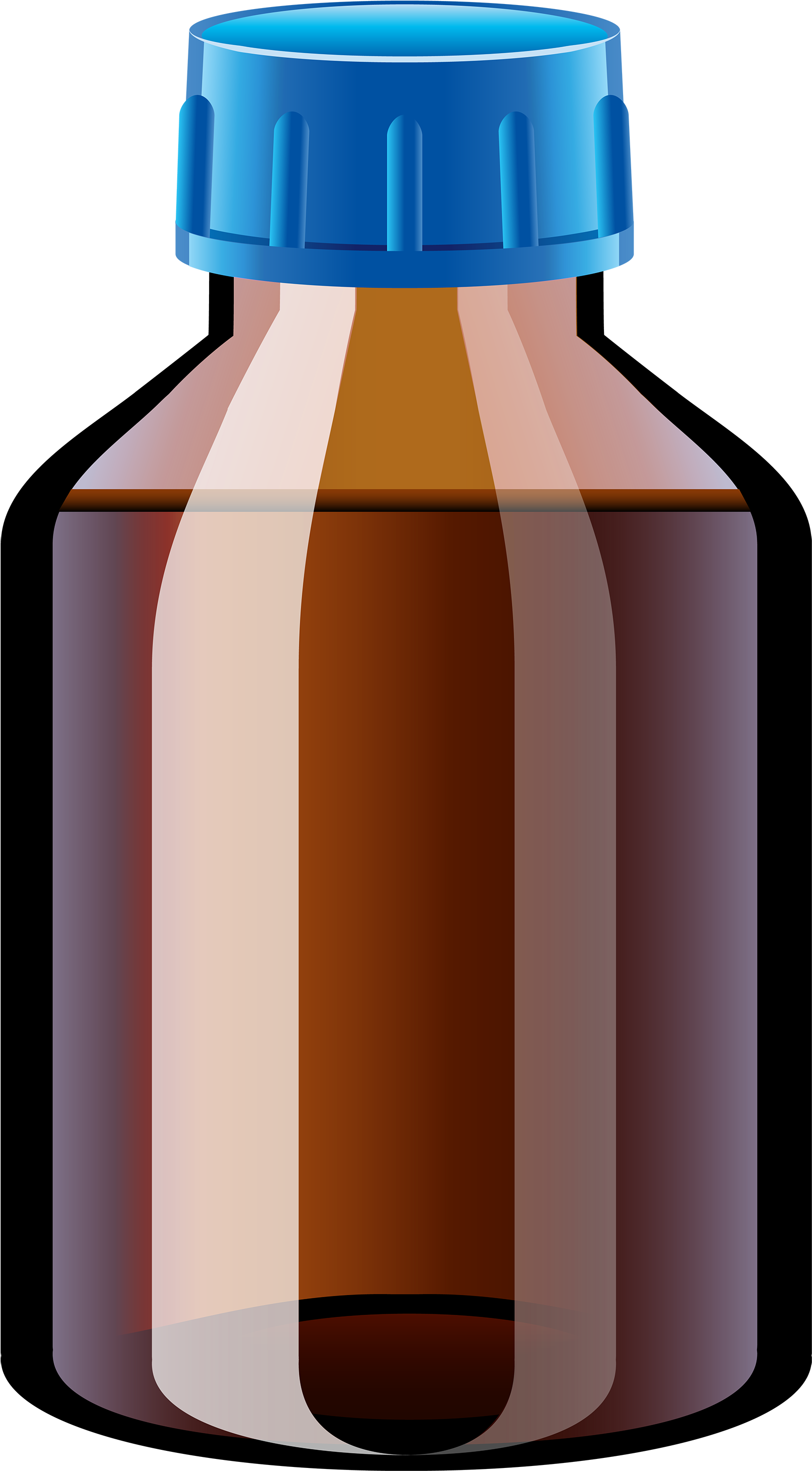 Medicine Bottle Png Clipart - Medicine Bottle Png (1655x3000), Png Download