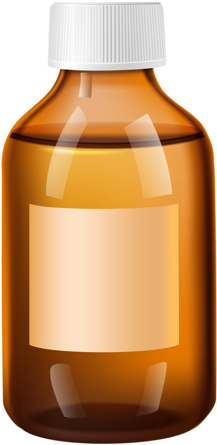 Medicine Bottle Png Clip Art Royalty Free Download - Medication Bottle Clip Art Png (281x500), Png Download