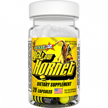 Yellow Hornet - Stacker 2 Yellow Hornet Extreme Energizer, Capsules (350x350), Png Download
