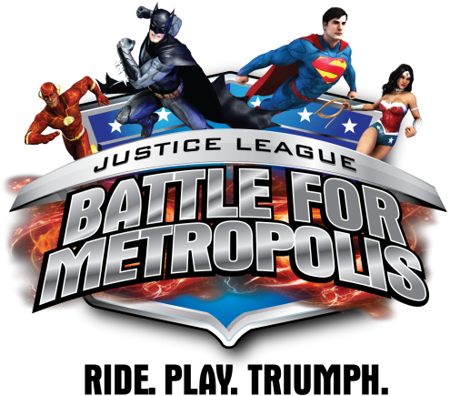 Ride Review Justice League - Justice League: Battle For Metropolis (620x469), Png Download