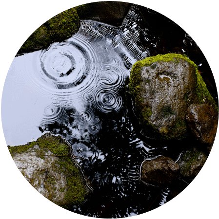 Original Size Is 465 × 459 Pixels - Rain In A Stream (465x459), Png Download