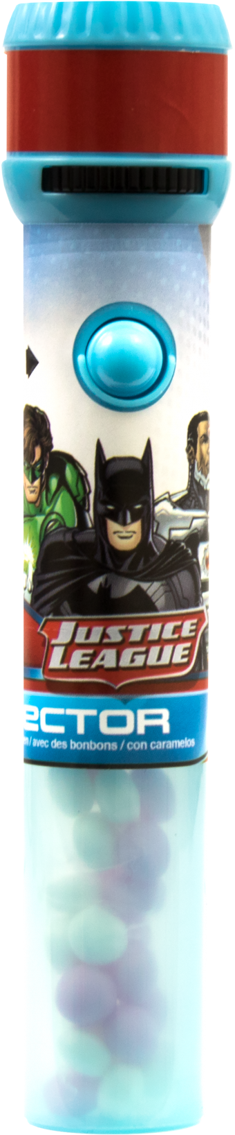 Justice League Candy Projector - Justice League (450x1727), Png Download