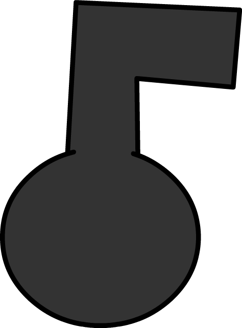 Music Note Body - Music (474x642), Png Download