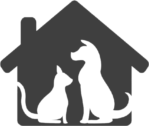 Date - Dog Cat Silhouette Png (537x462), Png Download