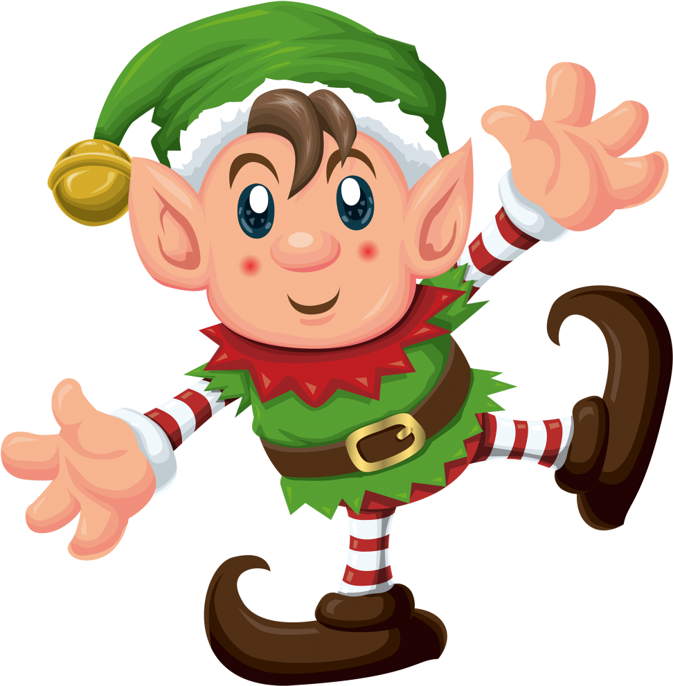 Christmas Png Photo - Elf Clipart (1005x1024), Png Download