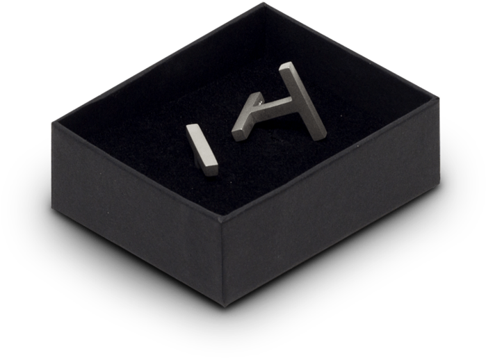 Tom Pigeon Jewellery Beton Cufflinks - Silver (1024x838), Png Download