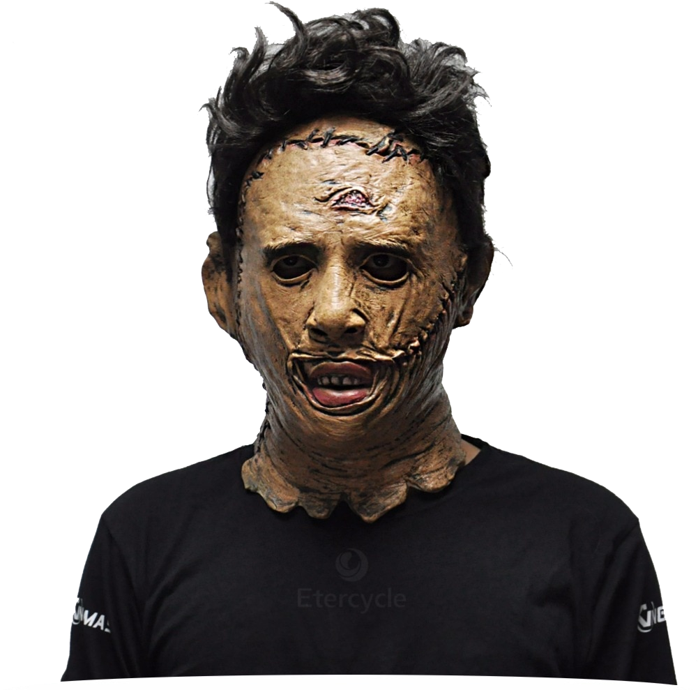 Leatherface Mask The Texas Chainsaw Massacre - Texas Chainsaw Massacre Leatherface Masks Scary Movie (1000x1000), Png Download