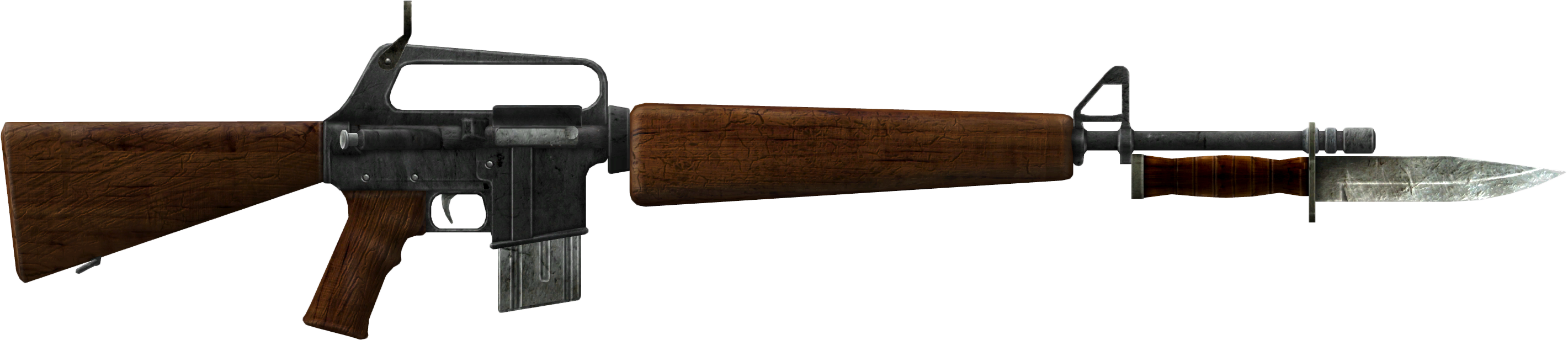 View Samegoogleiqdbsaucenao Fnv Service Rifle All , (3000x800), Png Download