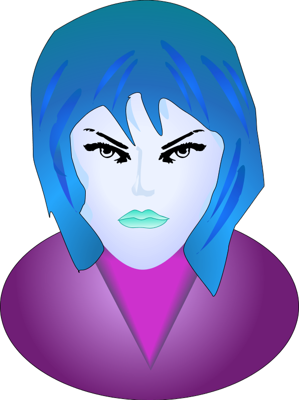 Woman Angry Face (600x802), Png Download