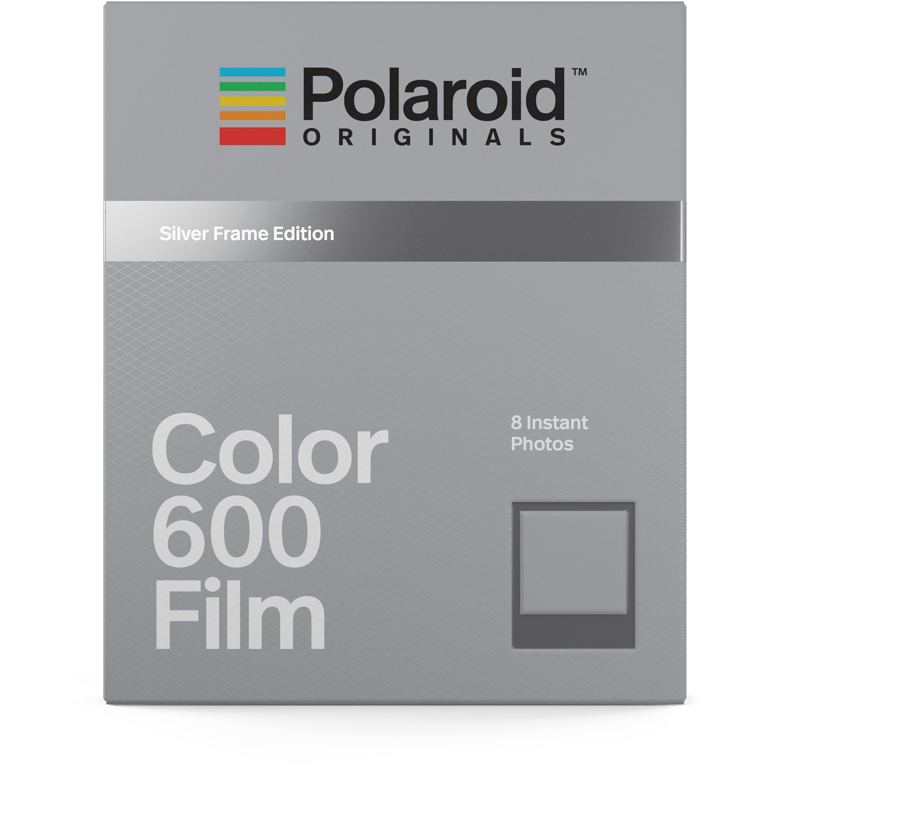 004675 600 Silver Frames Front - Polaroid Originals Film (2048x2048), Png Download