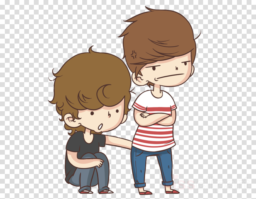 Louis Tomlinson Desenho Png Clipart One Direction (900x700), Png Download
