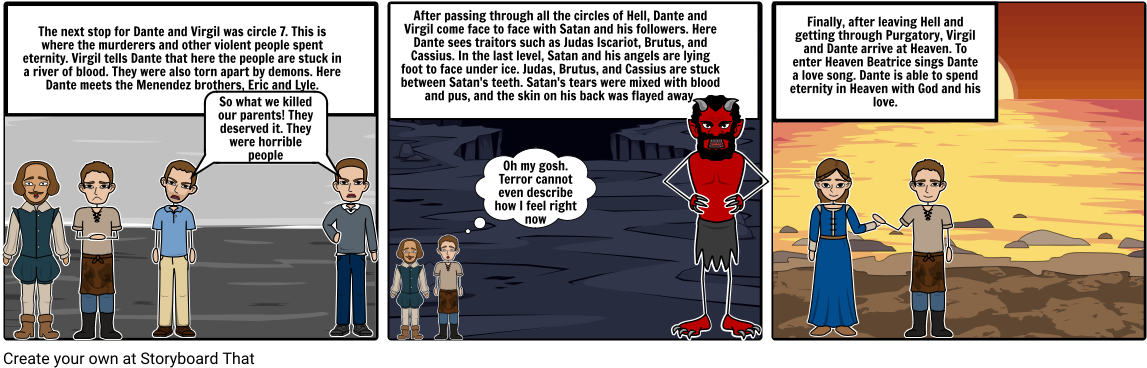 Dante's Inferno - Cartoon (1164x385), Png Download