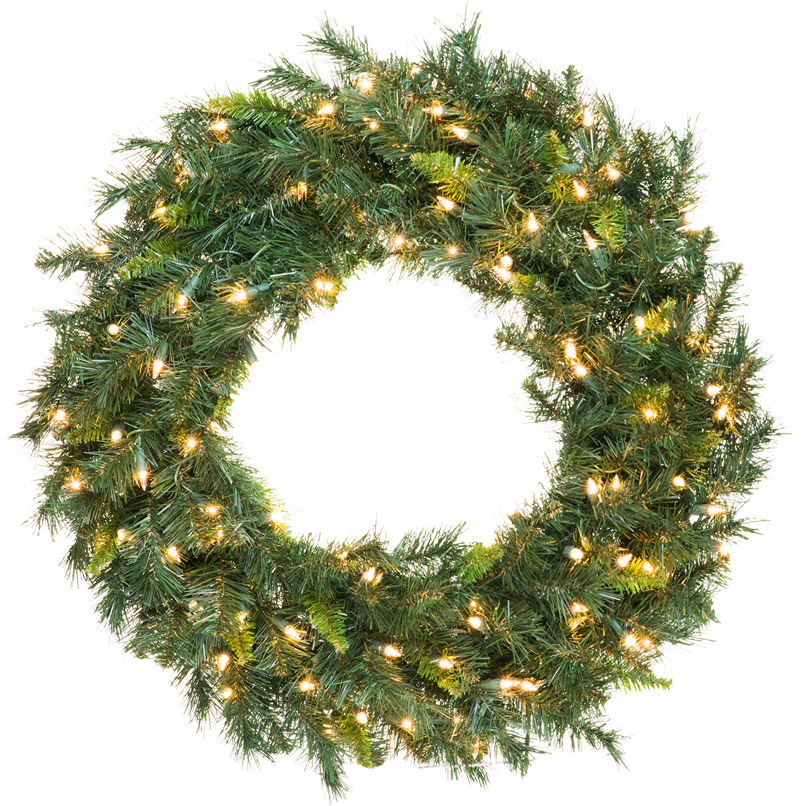 Manchester Pine Wreath (806x806), Png Download