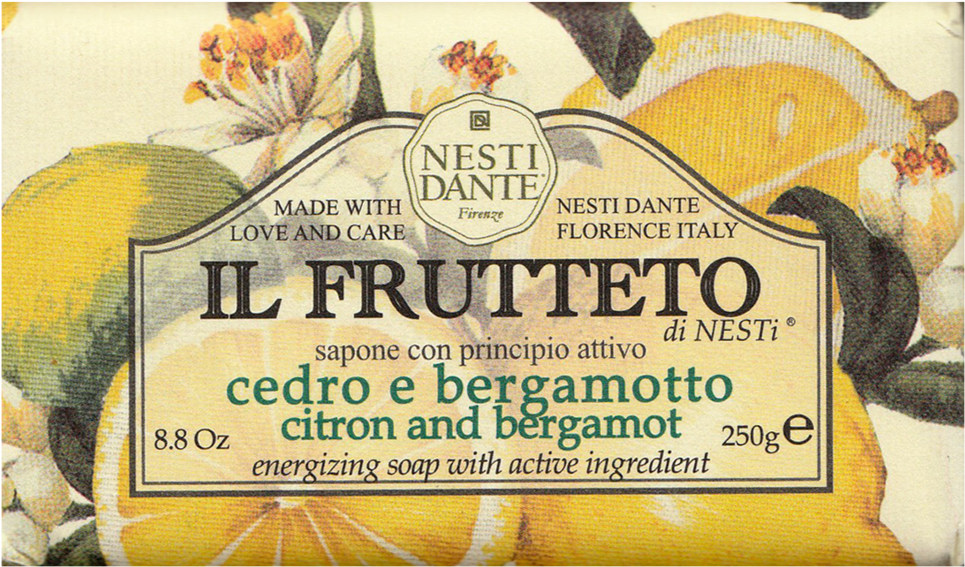 Nesti Dante Il Frutteto Citron & Bergamot Soap Bar - Nesti Dante Il Frutteto Citron And Bergamot Soap 250g (1060x1060), Png Download
