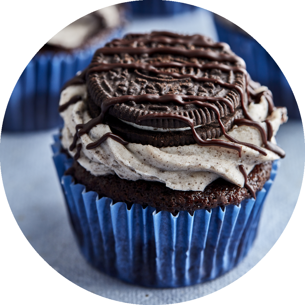 Vanilla Cupcake - Cupcake (993x993), Png Download