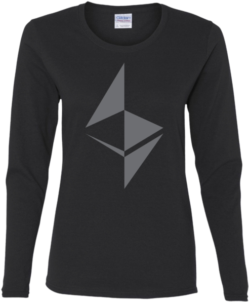 Women's Cotton Longsleeve Ethereum Surface - Mickey Adidas T Shirt (600x600), Png Download