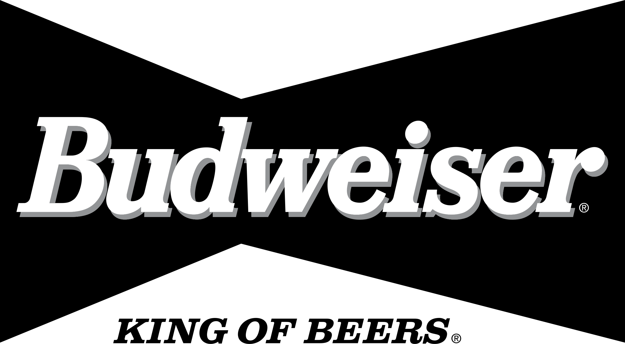Budweiser 6 Logo Png Transparent - Budweiser Logo (2400x1322), Png Download
