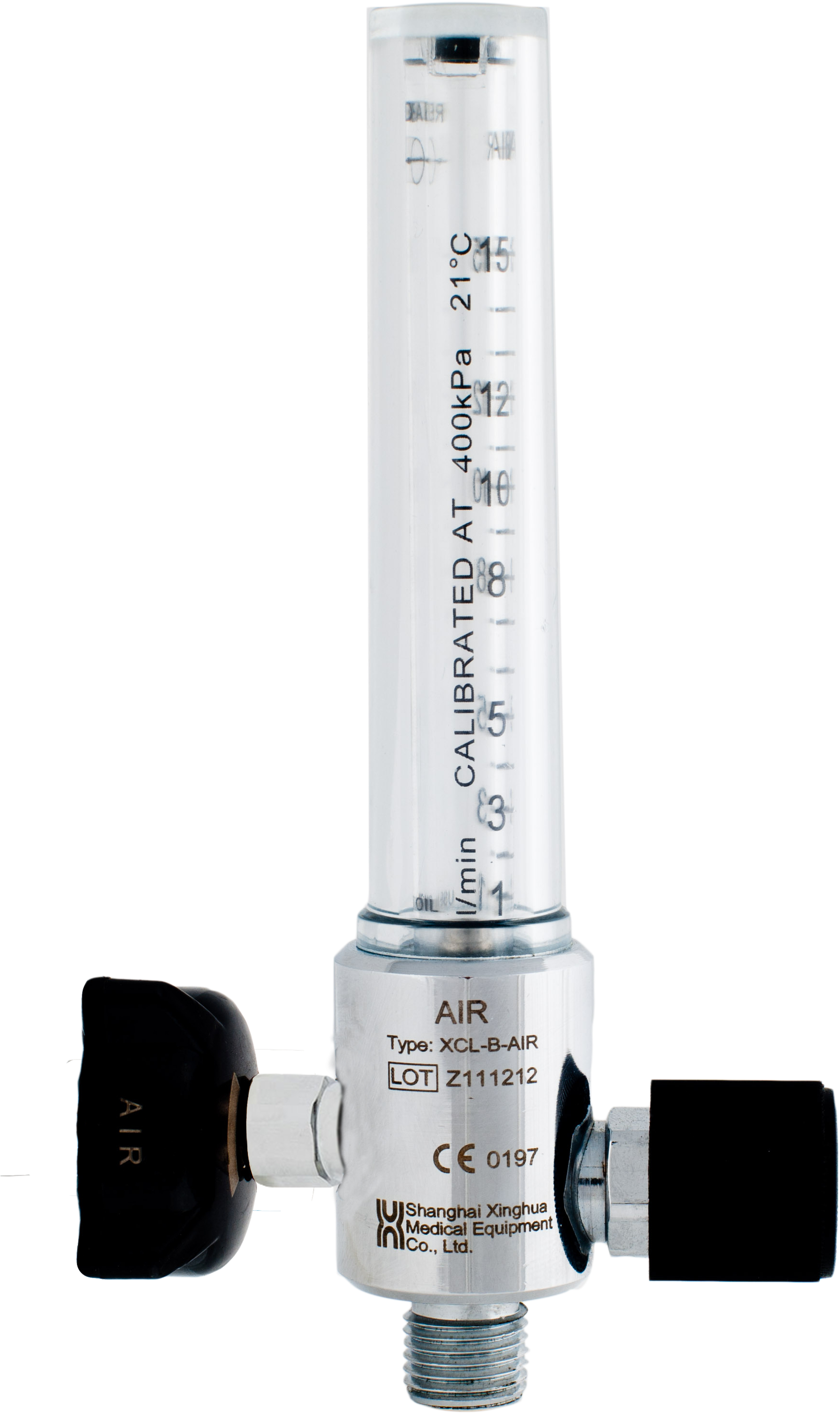 Simpflow Air Flowmeter Type B - Flowmeter Medical Air 0-15 Lpm (1887x3220), Png Download