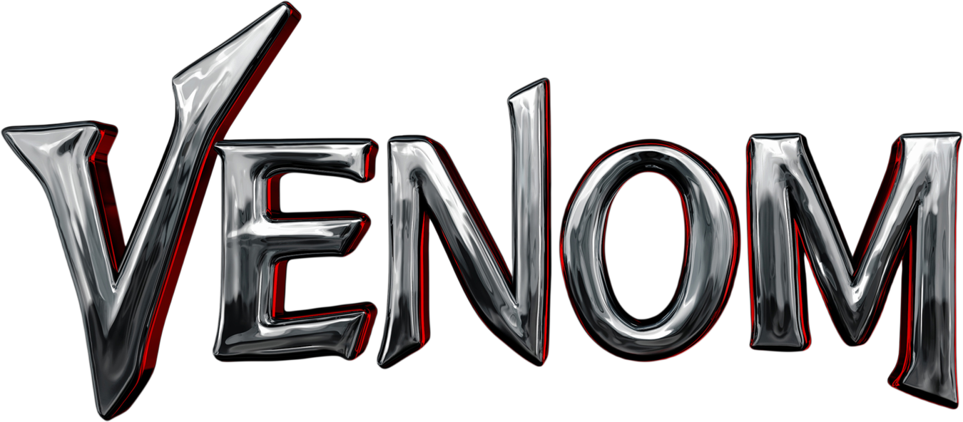 Venom - Venom Movie Logo Png (1350x592), Png Download