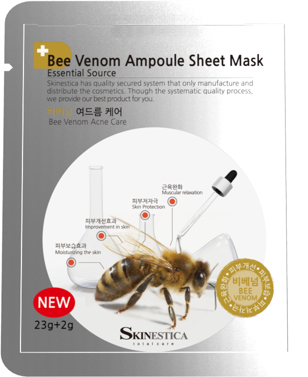 Acne/clog Skin Care Ampoule Sheet Mask 1) Lavender - Skinestica Mask (1920x1038), Png Download