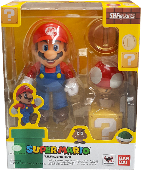 Super Mario Brothers - Bandai Tamashii Nations S.h. Figuarts Luigi "super (600x600), Png Download