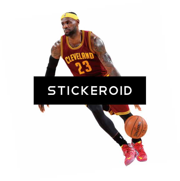 Lebron James - Fathead Lebron James Wall Decals, Size Large (577x578), Png Download