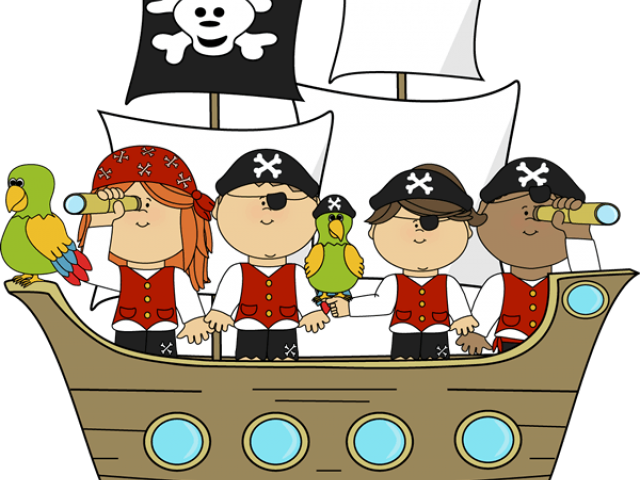 Pirate Clipart Mermaid (640x480), Png Download