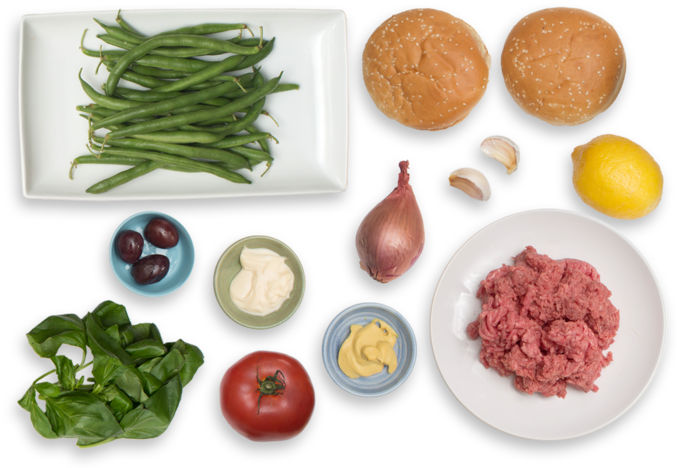 Title - Burger Ingredients (700x477), Png Download