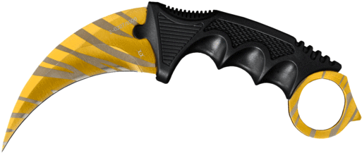 Cs Go Karambit Tiger Tooth Png - Csgo Tiger Tooth (600x600), Png Download