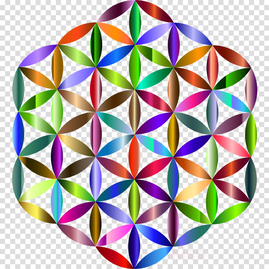 Download Gambar Geometri Clipart Sacred Geometry Overlapping - Women's Short Sleeve T-shirt - White M (900x900), Png Download