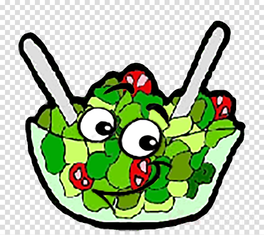 Garden Salad Clipart Caesar Salad Taco Salad Clip Art - Cartoon Picture Of Salad (900x800), Png Download