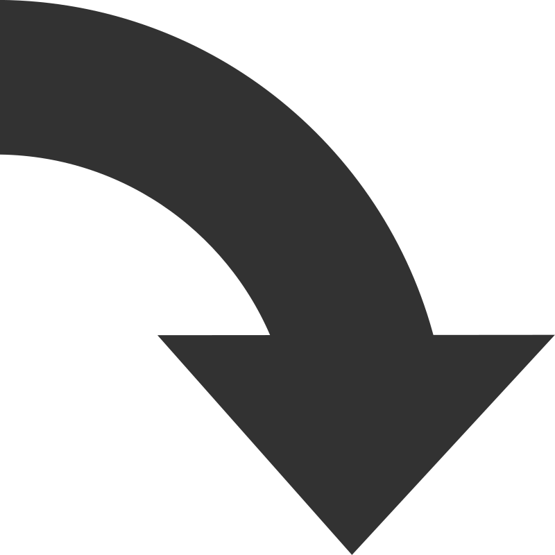 Rotate Cw Clipart Icon Png - Side Down Arrow Png (800x800), Png Download