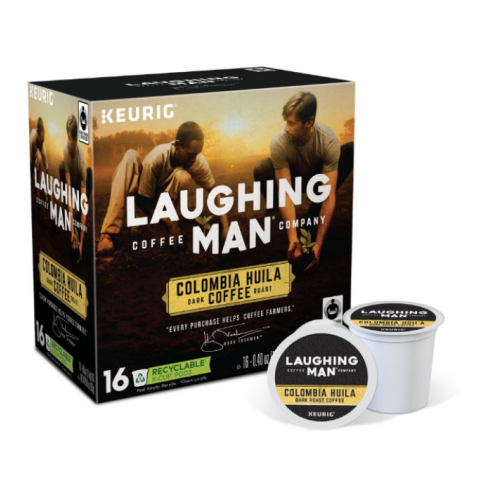 Laughing Man Dukale's Blend Coffee (1000x492), Png Download