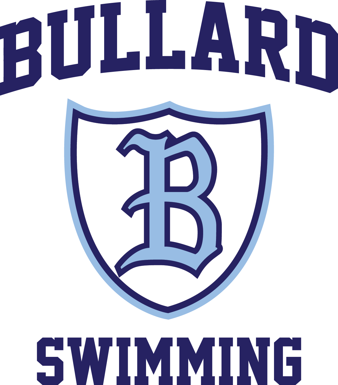 » Bullard High School Boys & Girls Swimming - Bullard High School Logo (1178x1341), Png Download