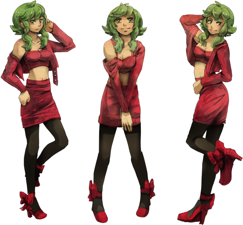 Gumi In Burn Me Down - Burn Me Down Yusukekira (900x801), Png Download