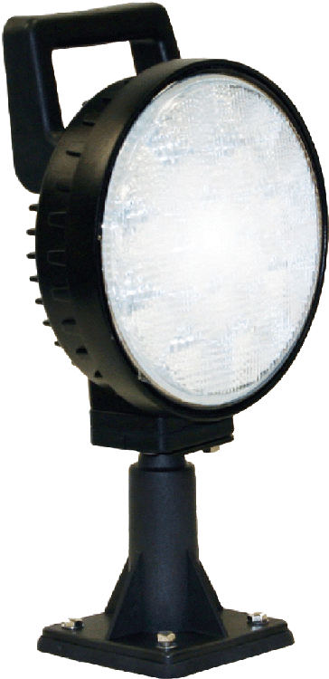 More Views - Buyers Products 1492120 Lamp,led,round,flood,aluminum (800x800), Png Download
