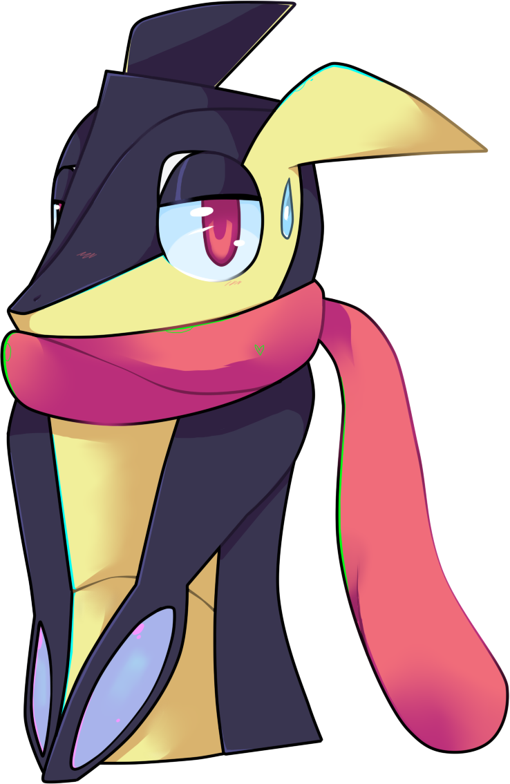 Greninja - Sweatshirt (738x1135), Png Download