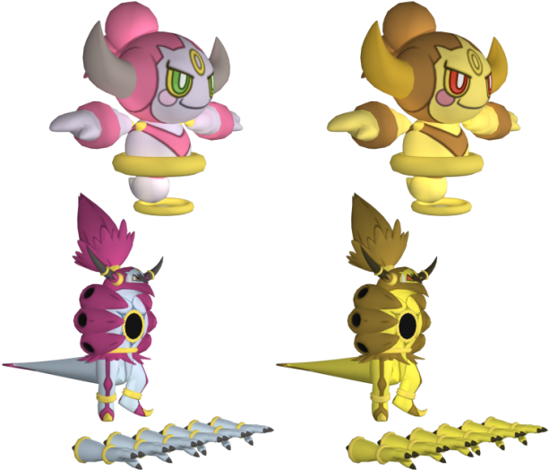 Hoopa 3d Model - Hoopa Model (620x537), Png Download