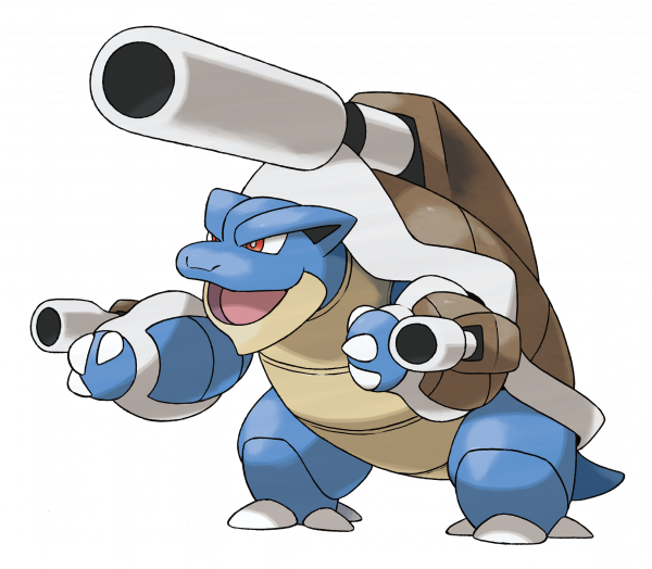 Mega Blastoise - Pokemon Mega Blastoise (600x524), Png Download