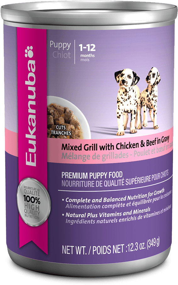 Eukanuba Puppy Mix Grill Chicken And Beef (946x1128), Png Download