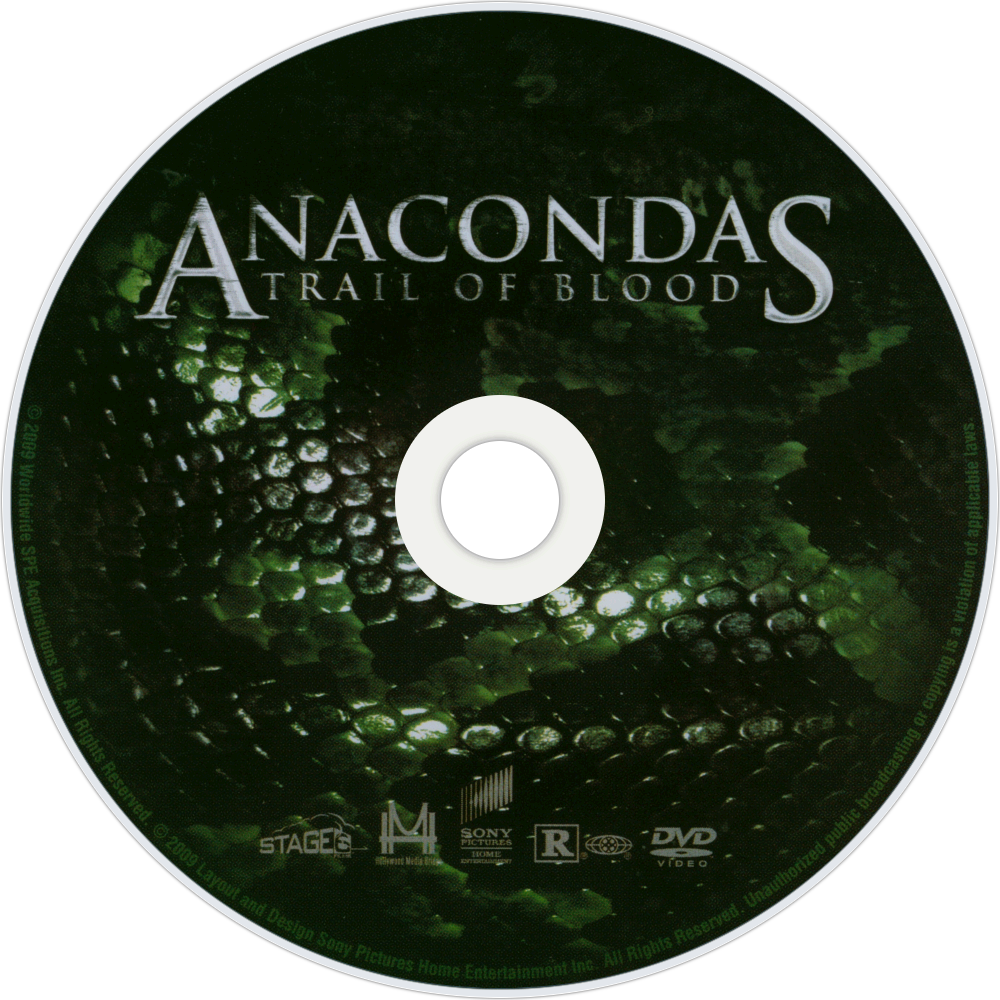 Trail Of Blood Dvd Disc Image - Anaconda Dvd Cover (1000x1000), Png Download