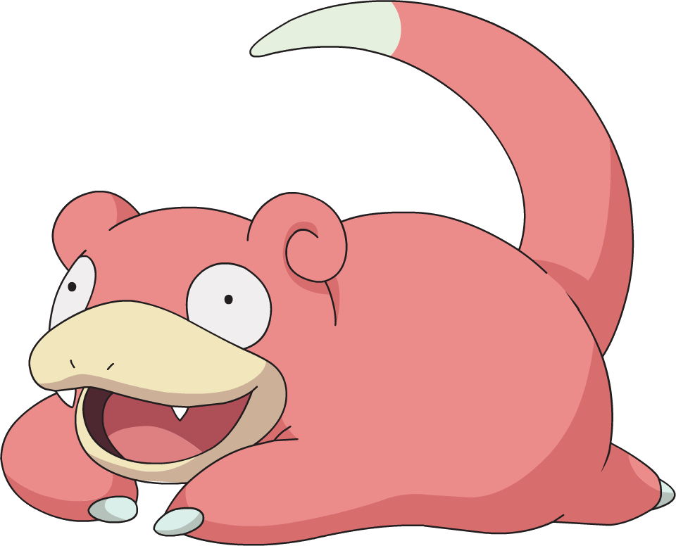 079slowpoke Ag Anime - Slowpoke Pokemon (960x776), Png Download