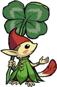 Picture - Zelda Minish Cap Minish (200x305), Png Download